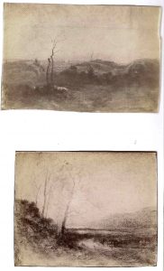 FT. 2 photos d'aquarelles FAR, atelier de Morestel 1896