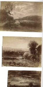 FT. 3 photos d'aquarelles FAR, atelier de Morestel 1896